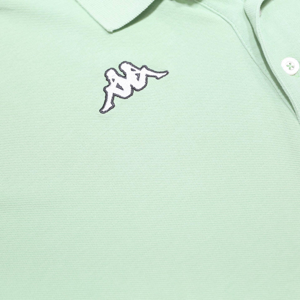 KAPPA Mens Green Short Sleeve Basic Polo Shirt 2XL Cotton Casual
