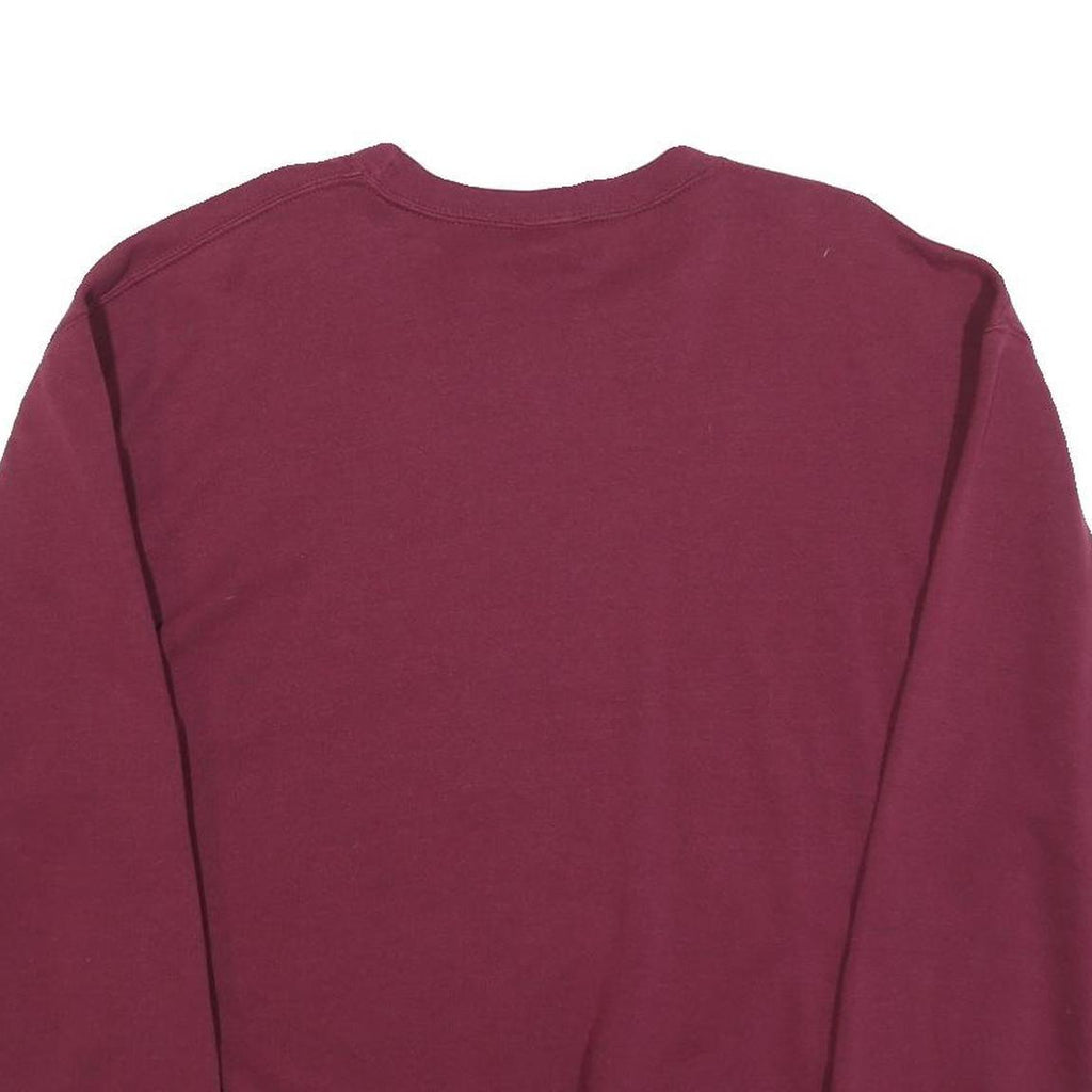 RUSSELL ATHLETIC Mens Maroon FSU Softball Crew Neck L Cotton Blend Sweatshirt