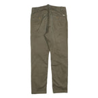 DIESEL Mens Cotton Blend Slim Tapered Trousers Olive Green W29 L28 Casual