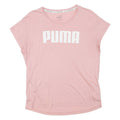 PUMA Womens T-Shirt Pink UK 10