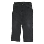 DICKIES Mens Regular Fit Blue Jeans Cotton Blend Button W38 L30 Workwear Denim