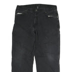 DICKIES Mens Regular Fit Blue Jeans Cotton Blend Button W38 L30 Workwear Denim