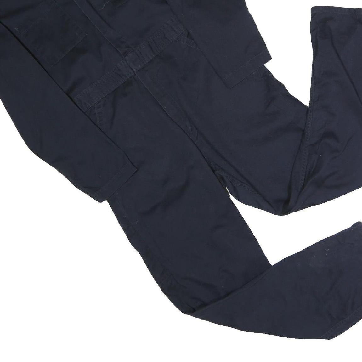 DICKIES Mens Navy Blue Dungarees Regular Cotton Blend L W36 L30 Workwear