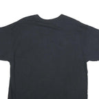 DOM Mens Black XL Cotton Graphic T-Shirt Short Sleeve Crew Neck Tiger Print