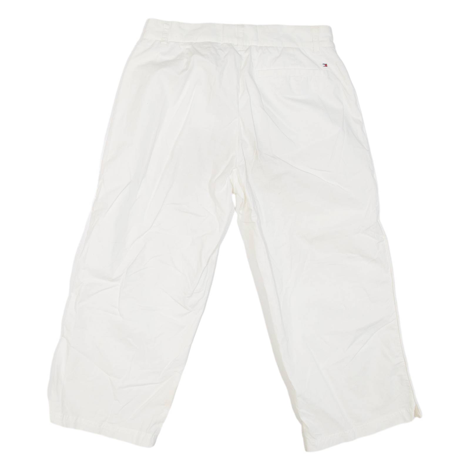 TOMMY HILFIGER Golf Womens Pedal Pushers Shorts White L W38