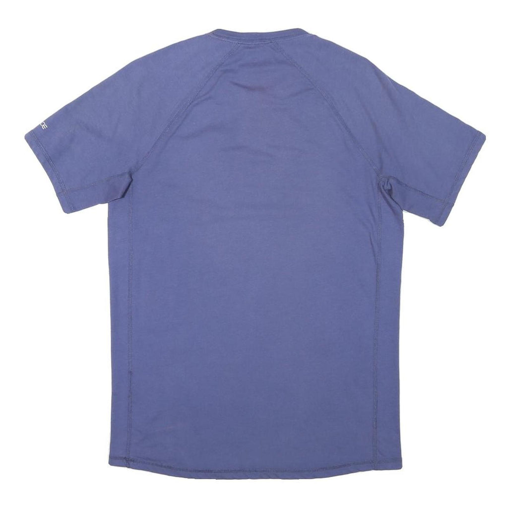 CARHARTT Mens Blue Pocket T-Shirt S Short Sleeve Crew Neck Workwear Logo