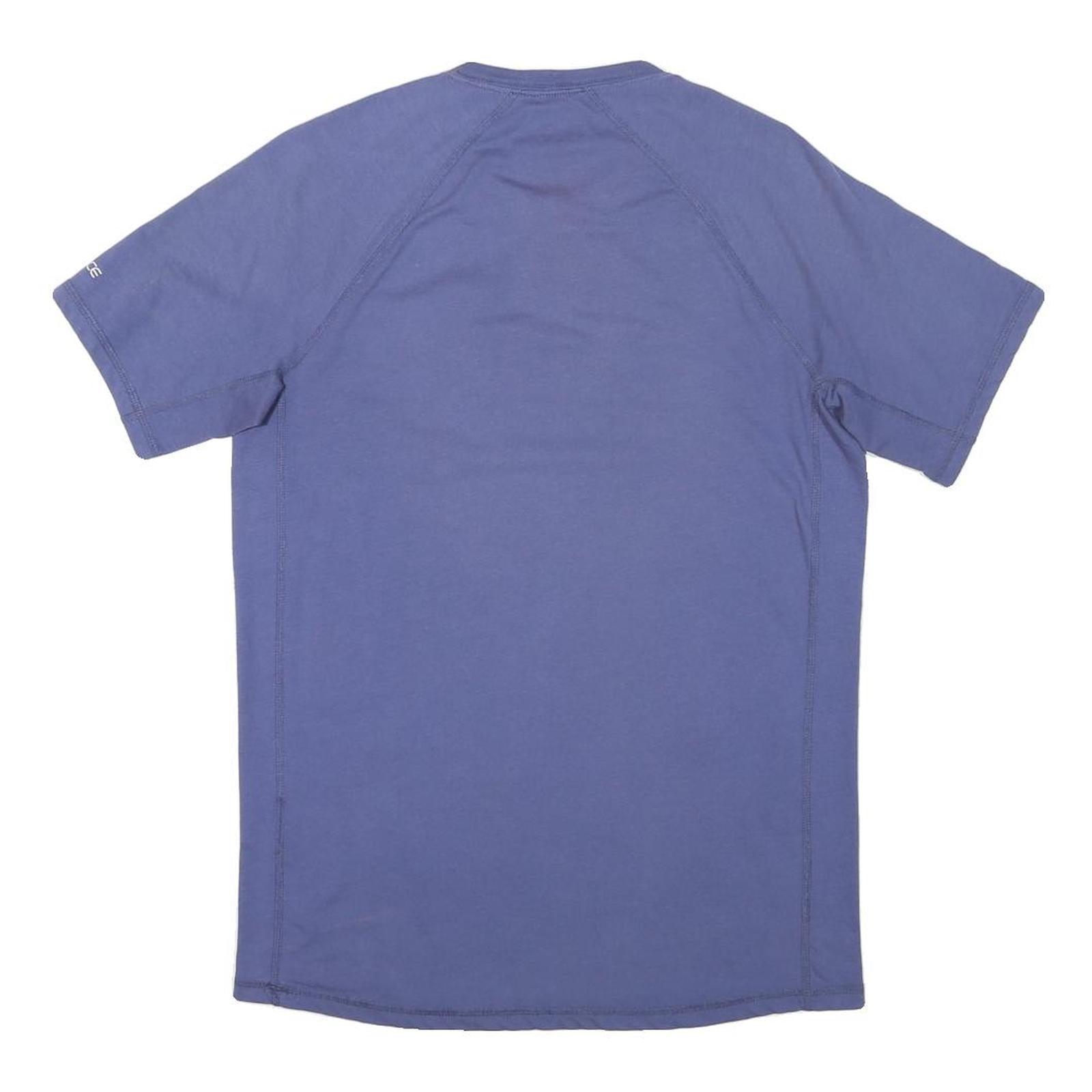 CARHARTT Mens Blue Pocket T-Shirt S Short Sleeve Crew Neck Workwear Logo