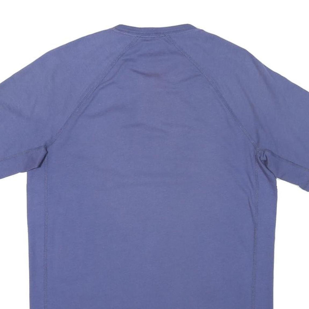 CARHARTT Mens Blue Pocket T-Shirt S Short Sleeve Crew Neck Workwear Logo