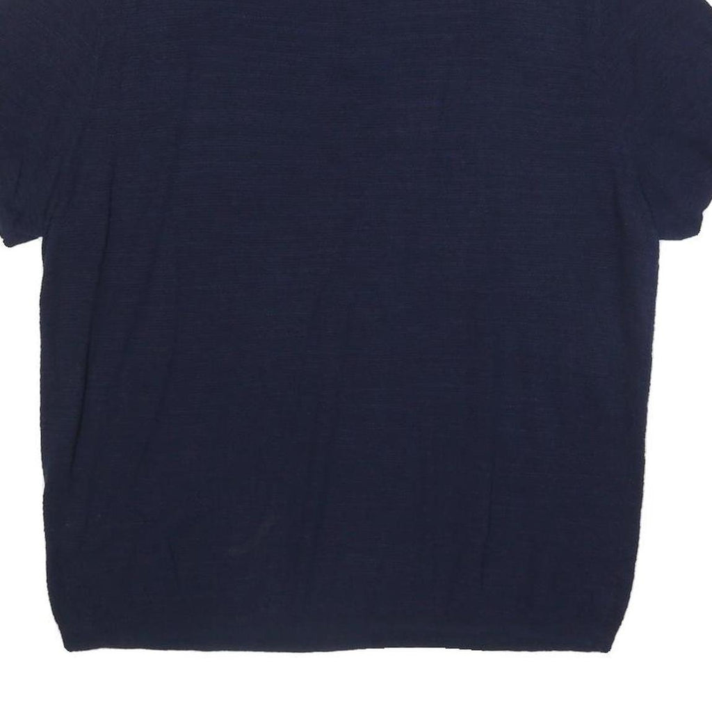 POLO RALPH LAUREN Mens Blue Polo Shirt XL Cotton Blend Short Sleeve Classic Fit