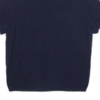 POLO RALPH LAUREN Mens Blue Polo Shirt XL Cotton Blend Short Sleeve Classic Fit