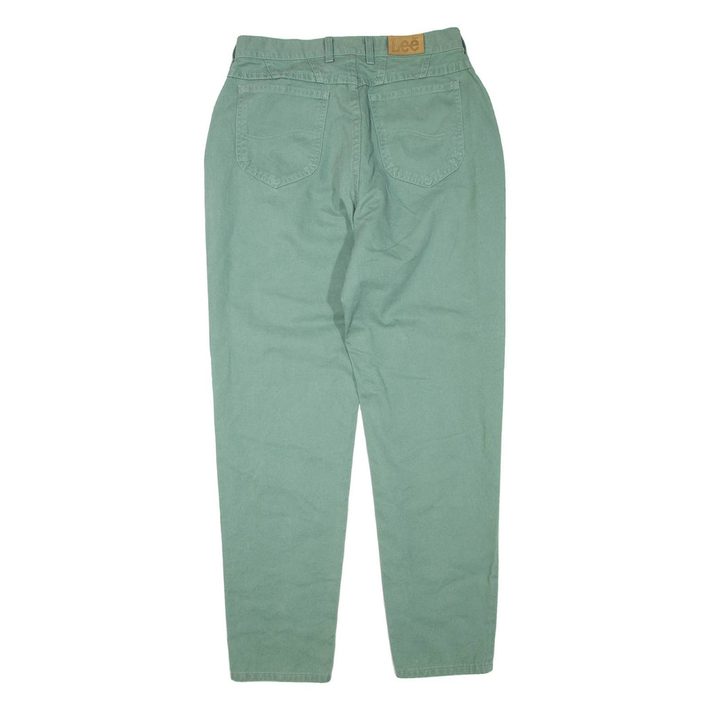 LEE Womens Trousers Green Regular Tapered W30 L31