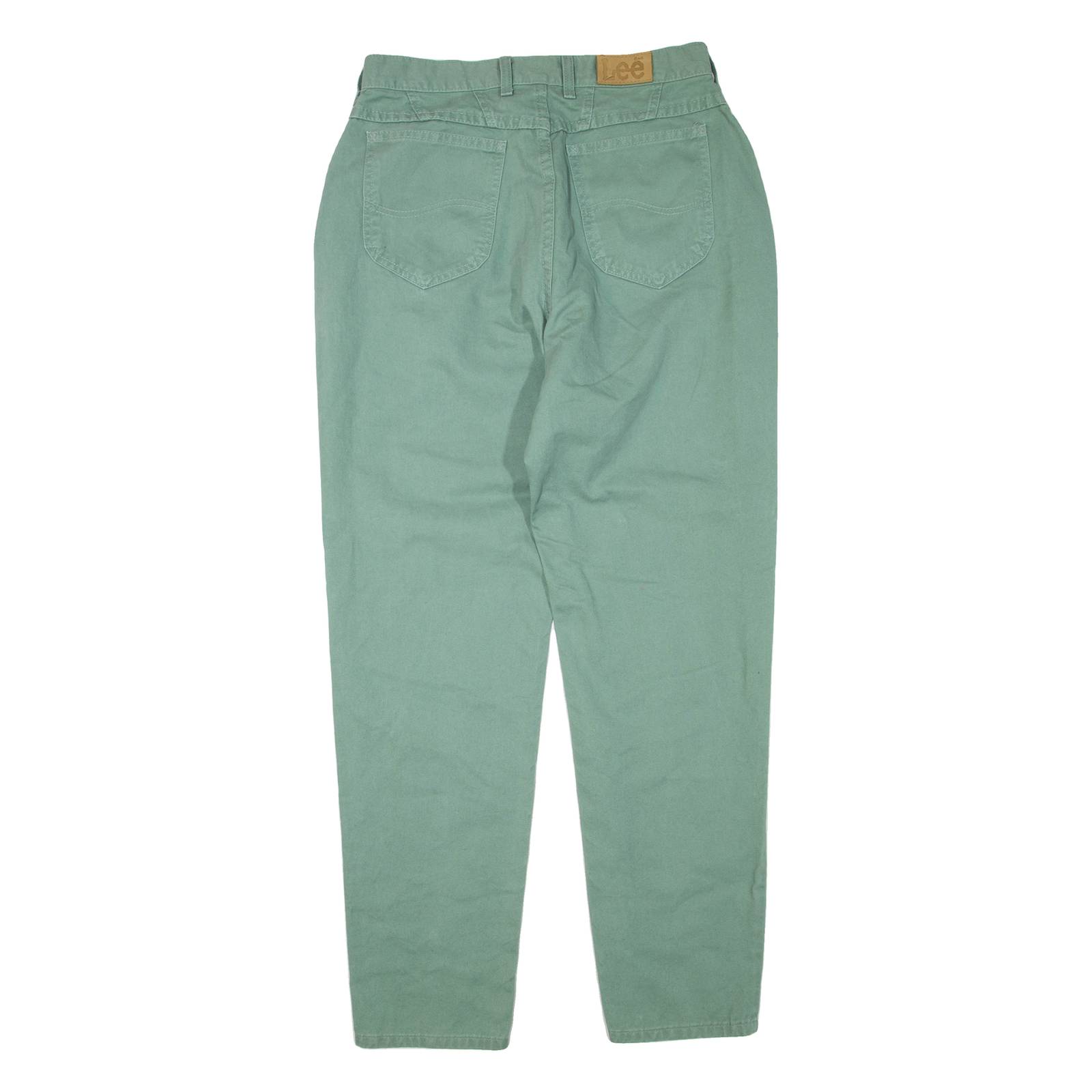 LEE Womens Trousers Green Regular Tapered W30 L31