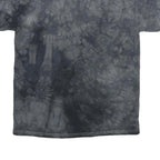 DELTA Mens Black Tie Dye Graphic T-Shirt M Short Sleeve Crew Neck Cotton
