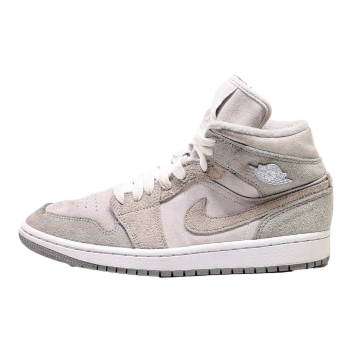 AIR JORDAN High Top Trainers Grey Synthetic Womens UK 6