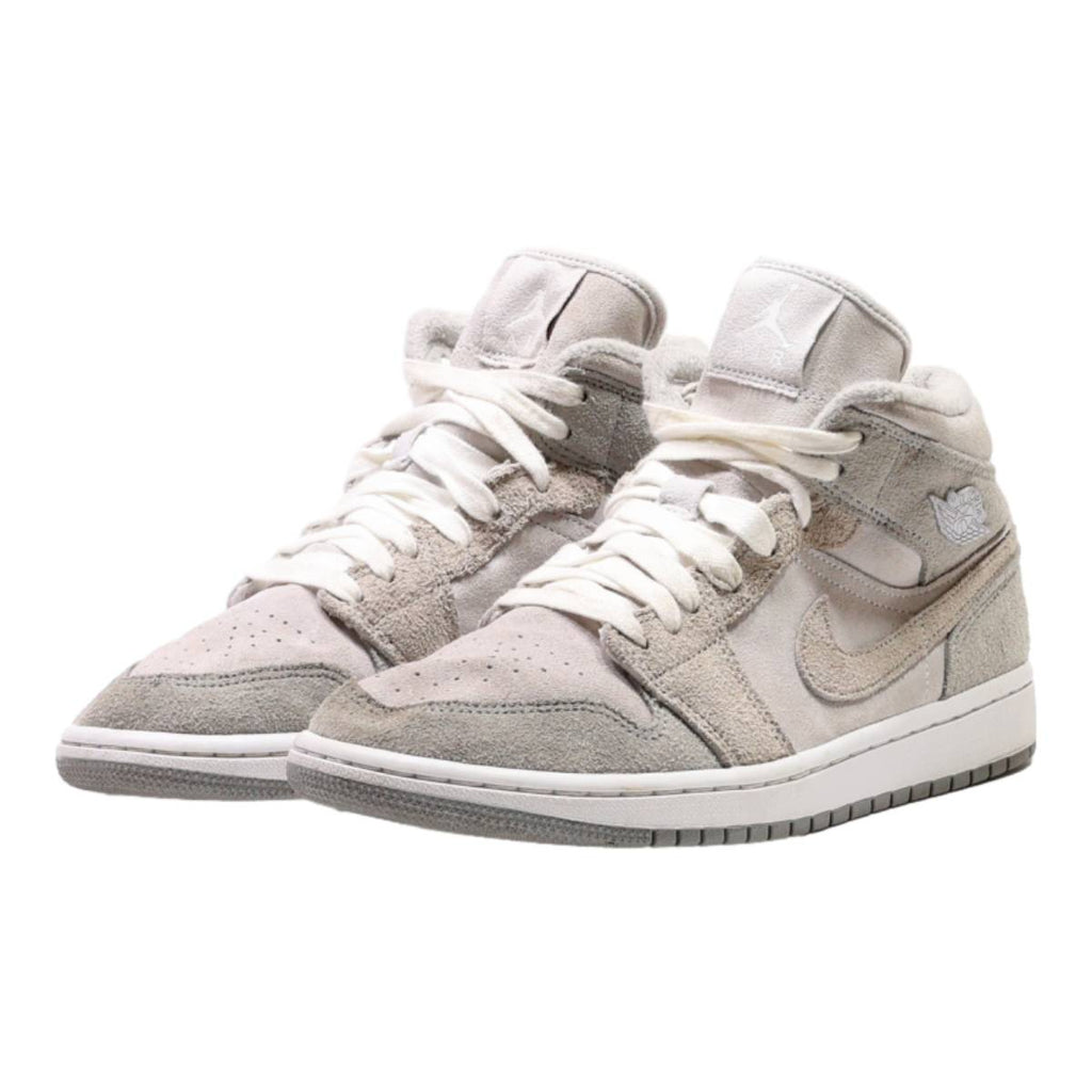 AIR JORDAN High Top Trainers Grey Synthetic Womens UK 6