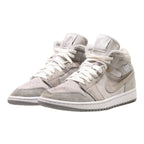 AIR JORDAN High Top Trainers Grey Synthetic Womens UK 6
