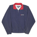NAUTICA Mens Navy & Red Challenge Zip Jacket M Nylon Sport Casual