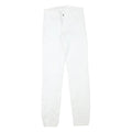 GUESS Womens White Slim Skinny Denim Jeans Cotton Blend Zip W26 L31 Stylish