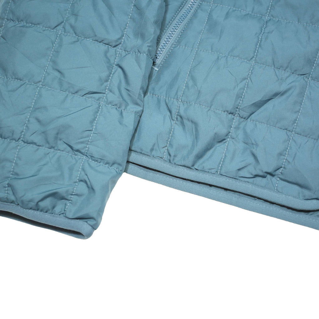THE NORTH FACE Womens Blue Jacket M Polyester Blend Zip Quilted Lightweight