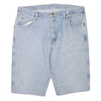 WRANGLER Womens Light Blue Denim Casual Shorts XL W40 Classic Fit Cotton Blend