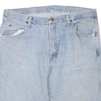 WRANGLER Womens Light Blue Denim Casual Shorts XL W40 Classic Fit Cotton Blend