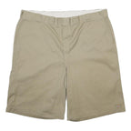 DICKIES Mens Shorts Beige Casual 3XL W48 Workwear Cotton Blend