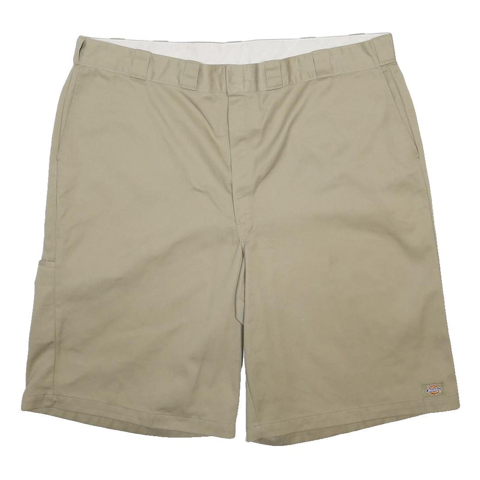 DICKIES Mens Shorts Beige Casual 3XL W48 Workwear Cotton Blend