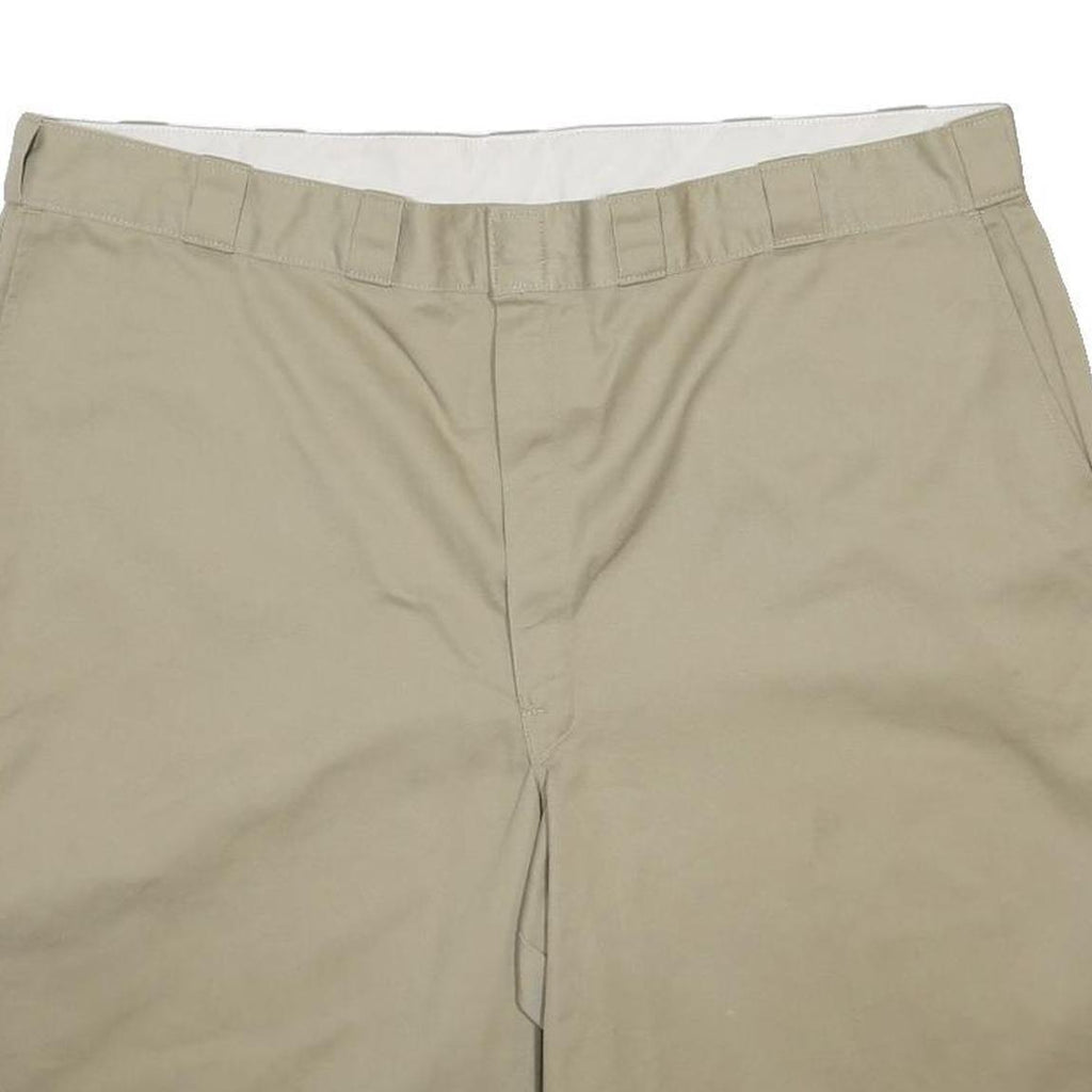 DICKIES Mens Shorts Beige Casual 3XL W48 Workwear Cotton Blend