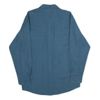 RED HEAD Mens Blue Cotton Shirt L Casual Workwear Button Pockets