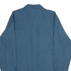 RED HEAD Mens Blue Cotton Shirt L Casual Workwear Button Pockets
