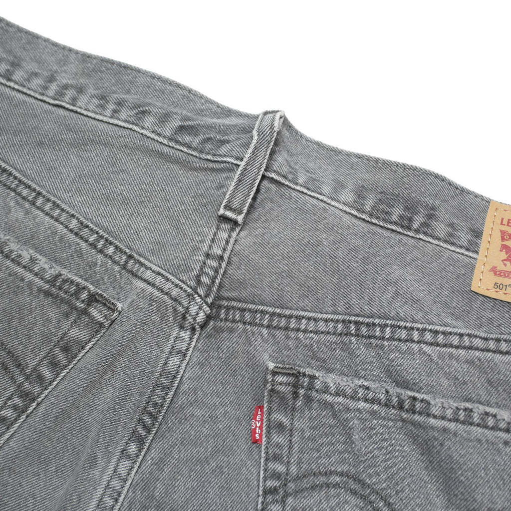 LEVI'S Womens Shorts Grey Casual Denim Cut-Off L W36 Frayed Hem Distressed
