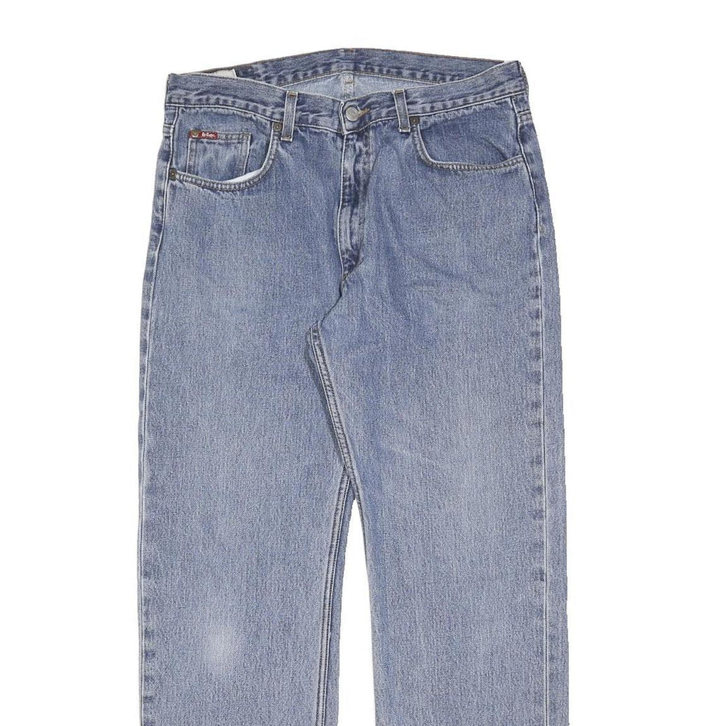 LEE COOPER Mens Jeans Blue Regular Straight Denim Light W34 L30 Classic Fit
