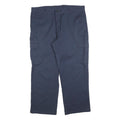 DICKIES Mens Cotton Blend Navy Relaxed Straight Trousers W40 L30 Cargo Zip