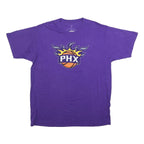 FANATICS Mens Purple Phoenix Suns Basketball T-Shirt XL Short Sleeve Crew Neck