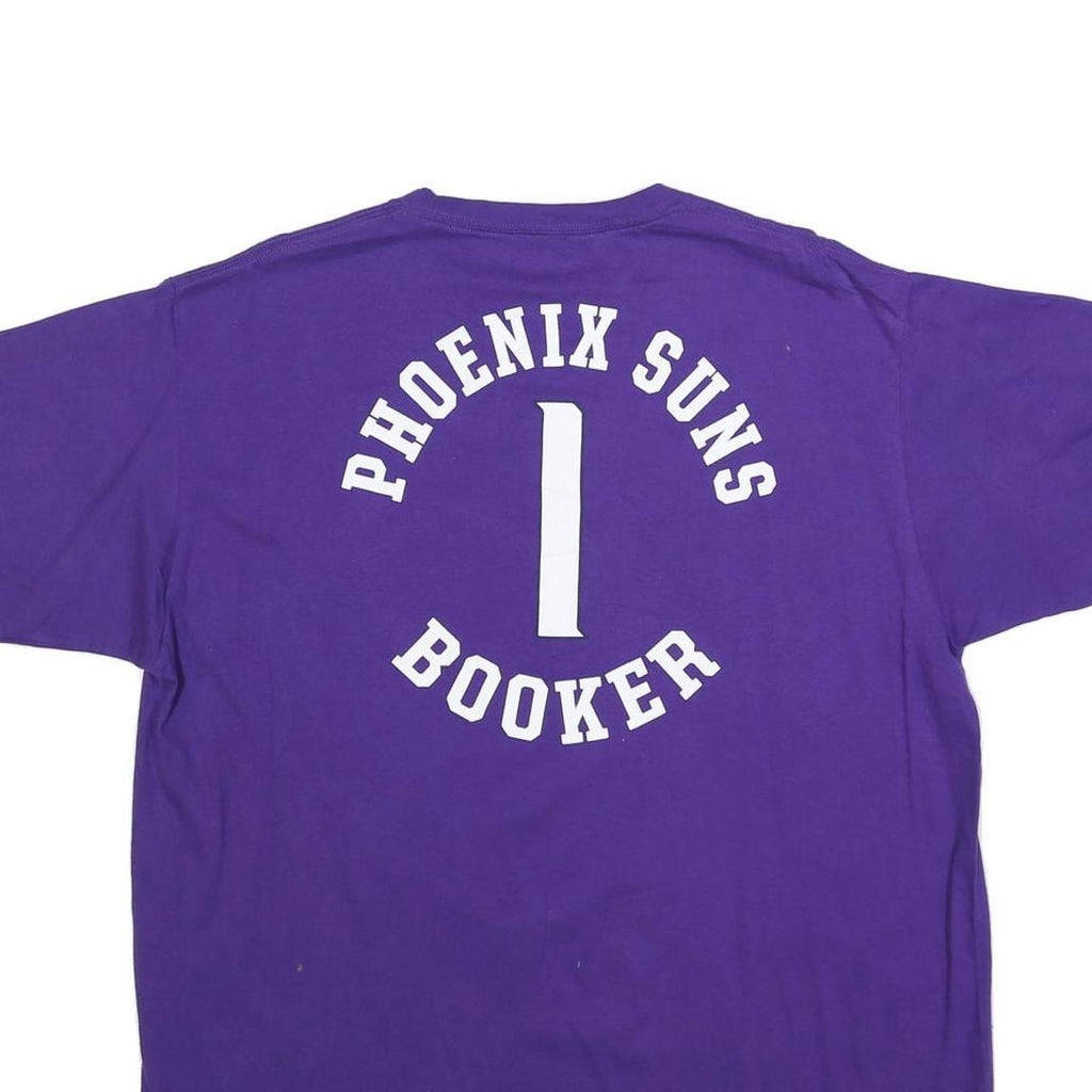 FANATICS Mens Purple Phoenix Suns Basketball T-Shirt XL Short Sleeve Crew Neck