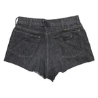 WRANGLER Womens Shorts Black Denim Cut-Off M W28 Casual Summer