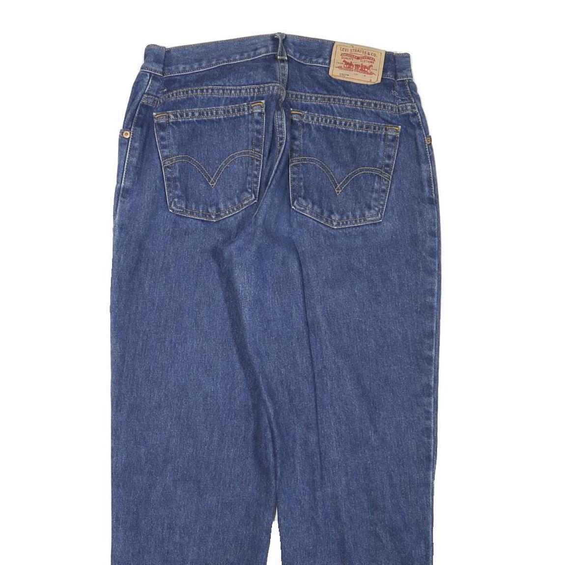 LEVI'S Womens Denim Blue Slim Straight Jeans Cotton Blend W29 L28 Classic