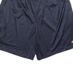 CHAMPION Mens Shorts Navy Blue Casual Polyester XL W36 Comfortable Fit