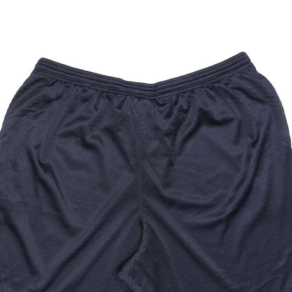 CHAMPION Mens Shorts Navy Blue Casual Polyester XL W36 Comfortable Fit