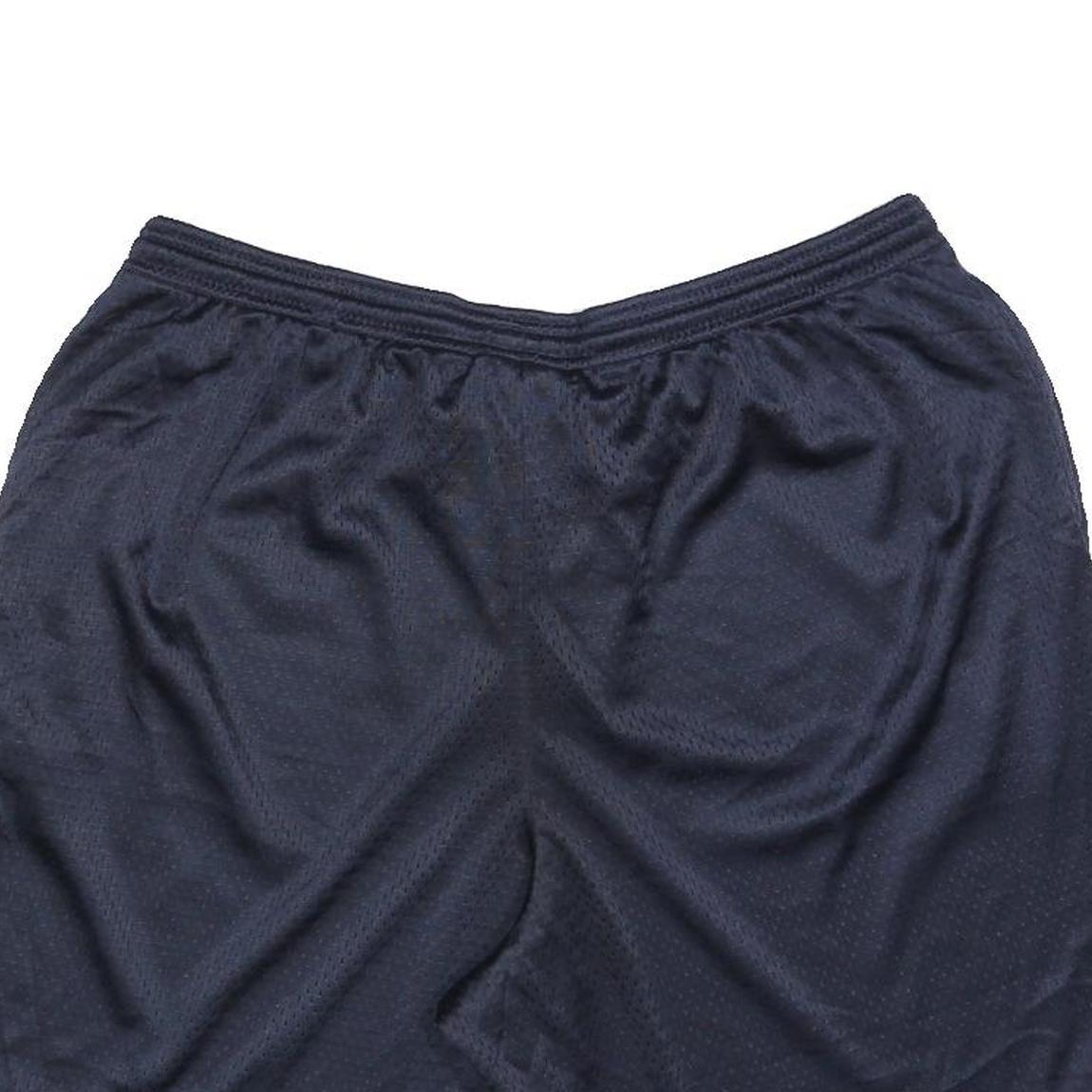 CHAMPION Mens Shorts Navy Blue Casual Polyester XL W36 Comfortable Fit