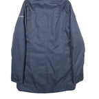 COLUMBIA Womens Navy Blue Outdoor Jacket XS Polyester Water Resistant Hooded Zip