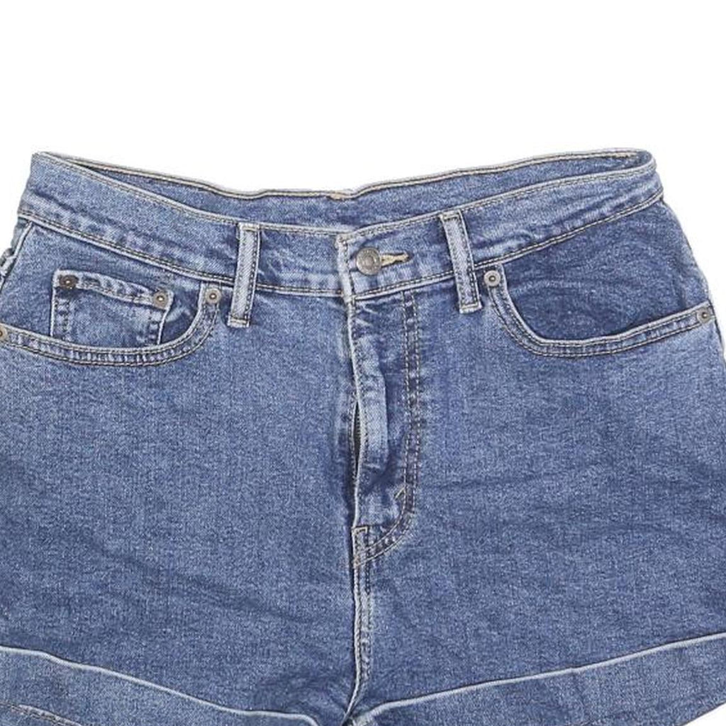 LEVI'S Womens Denim Blue Casual Shorts M W29 Classic Cotton Blend