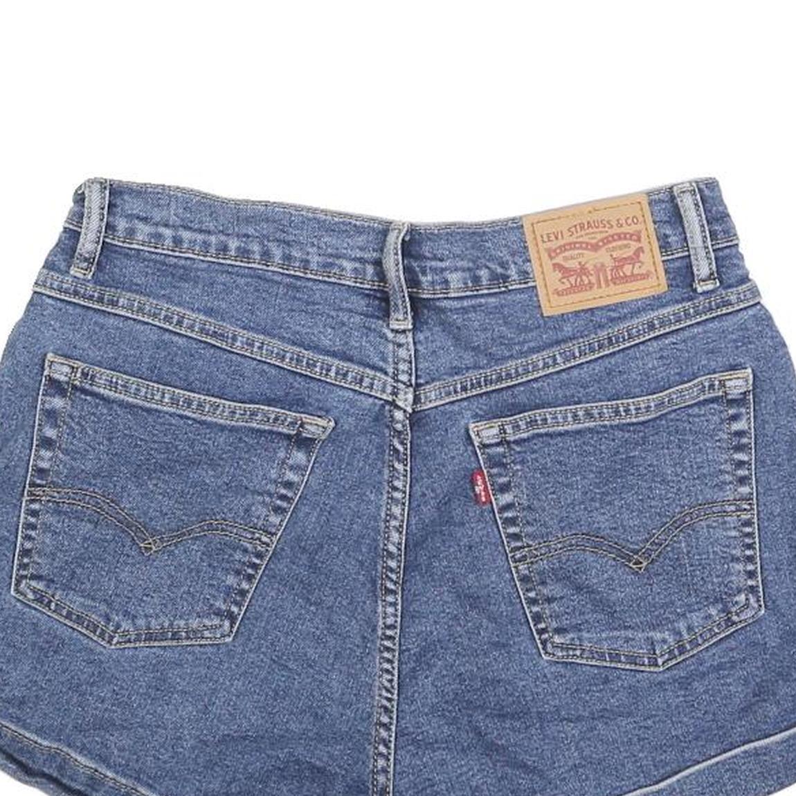 LEVI'S Womens Denim Blue Casual Shorts M W29 Classic Cotton Blend
