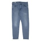LEVI'S 512 BIG E Jeans Mens Blue Slim Tapered Stone Wash W34 L32