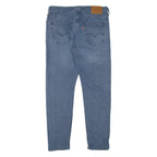 LEVI'S 512 BIG E Jeans Mens Blue Slim Tapered Stone Wash W34 L32