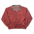 GOTTSCHALKS Mens Red & Brown Reversible Nylon Zip Jacket L Classic Casual