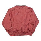 GOTTSCHALKS Mens Red & Brown Reversible Nylon Zip Jacket L Classic Casual