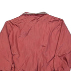 GOTTSCHALKS Mens Red & Brown Reversible Nylon Zip Jacket L Classic Casual