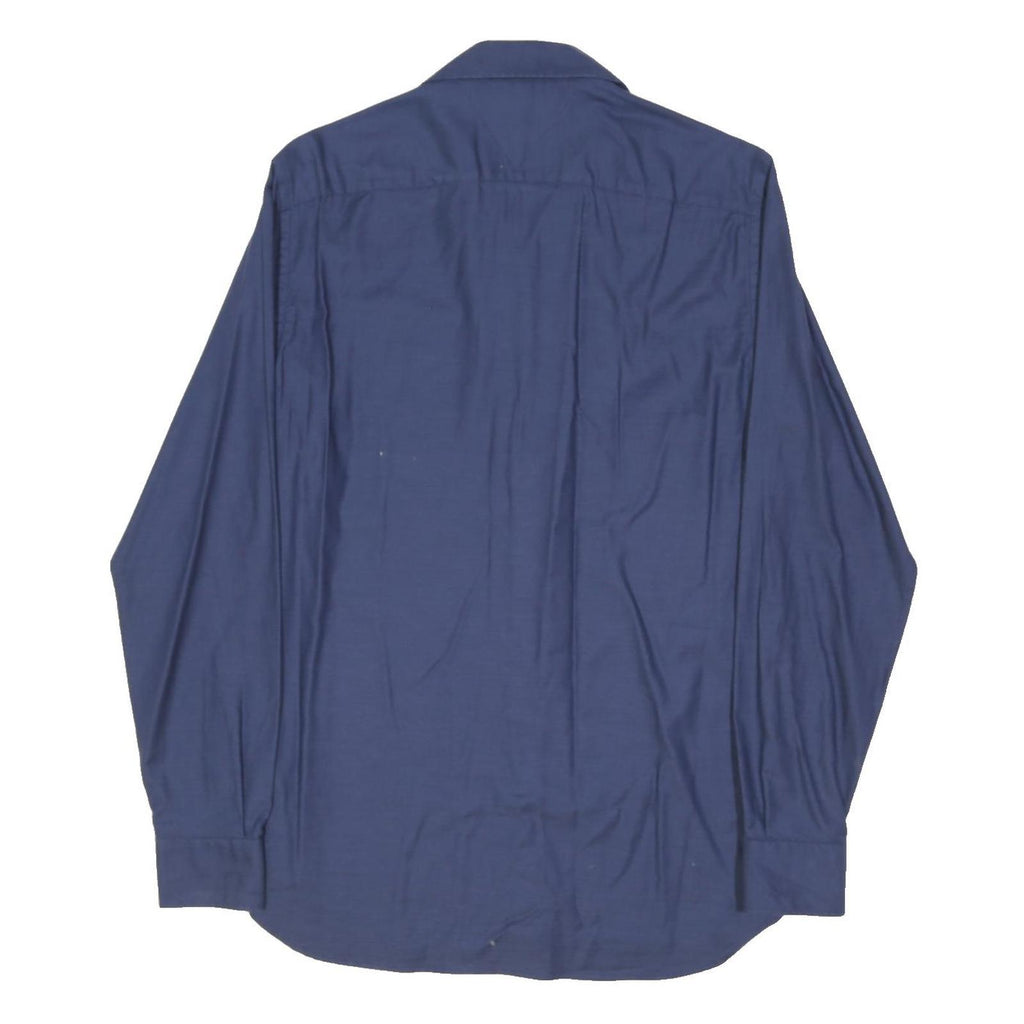 TOMMY HILFIGER Mens Blue Shirt S Cotton Blend Classic Fit Button Down Collar