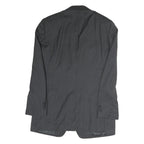 TOMMY HILFIGER Mens Grey Pinstripe Wool Classic Fit Blazer Jacket L